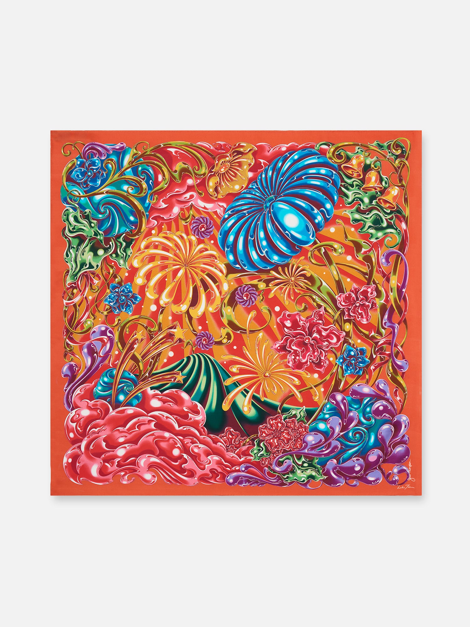 Jolly Silk Scarf | Jim Thompson x Lily Tae