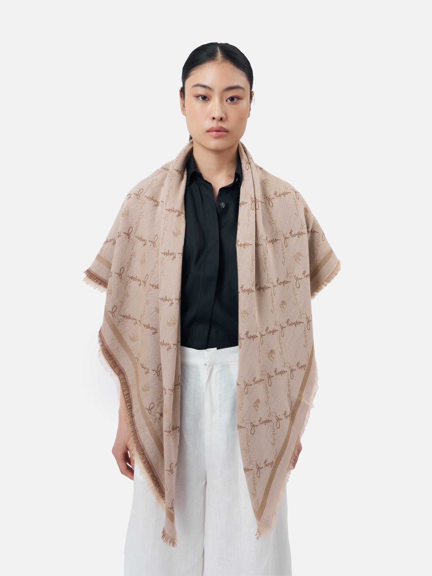 Elephant Origami Silk Scarf | Jim Thompson