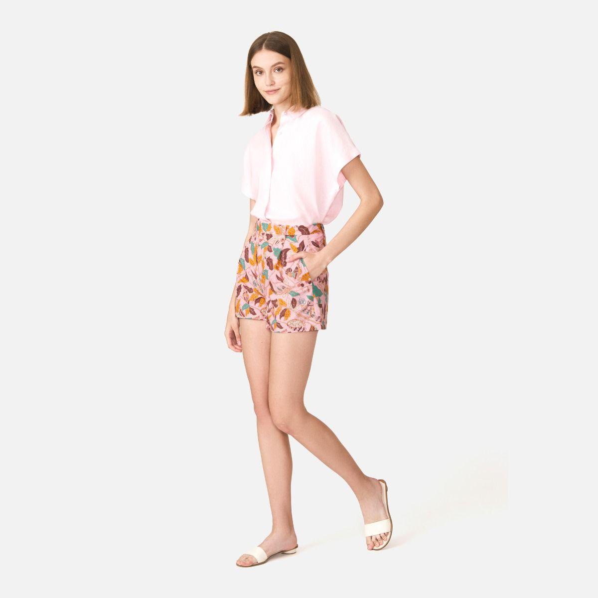 Batik Cotton Plain Shorts