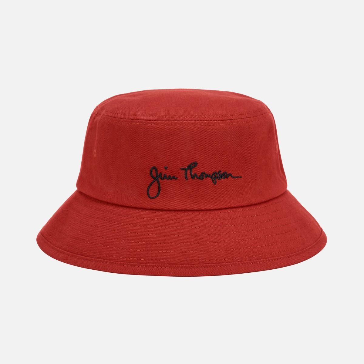 Signature Logo Bucket Hat - Red