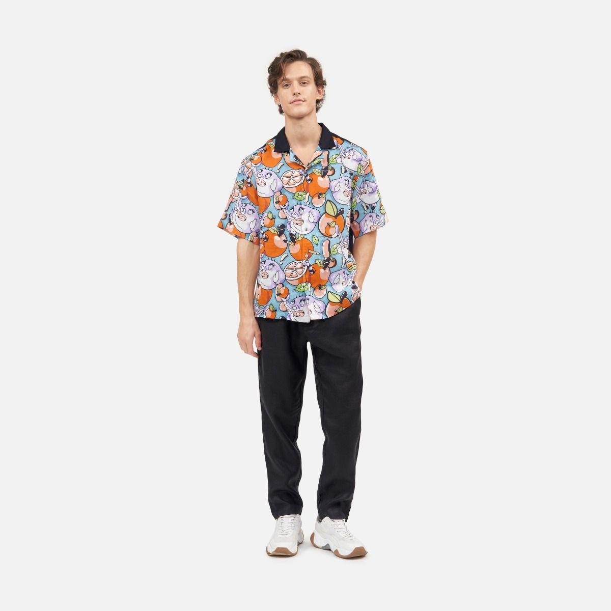 Jim Thompson X Goh-M Exclusive Collection Linen Hawaiian Shirt