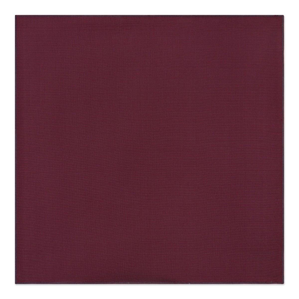 1 Ply Silk Pocket Square - Purple