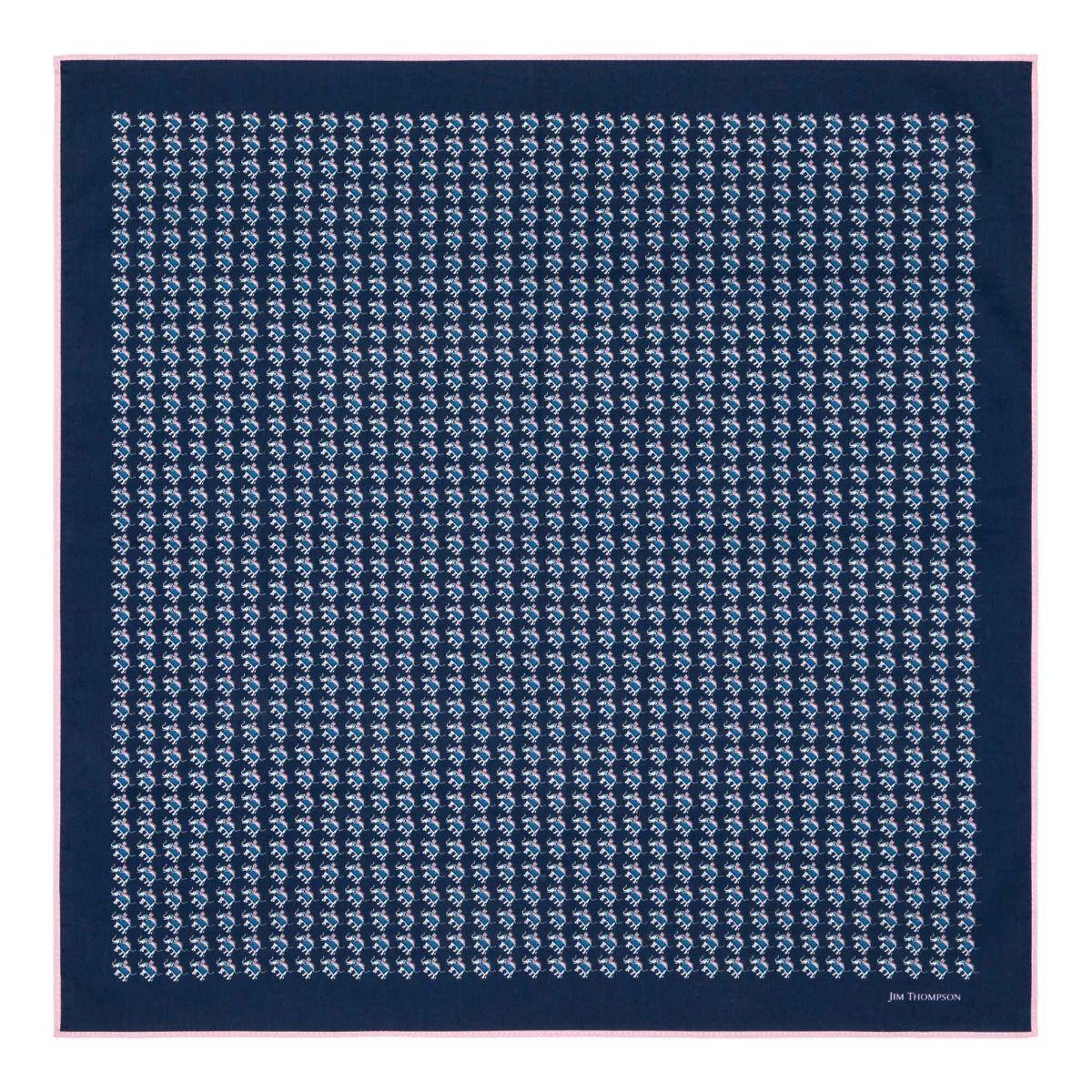 Tiger Top Cotton Handkerchief - Navy Blue