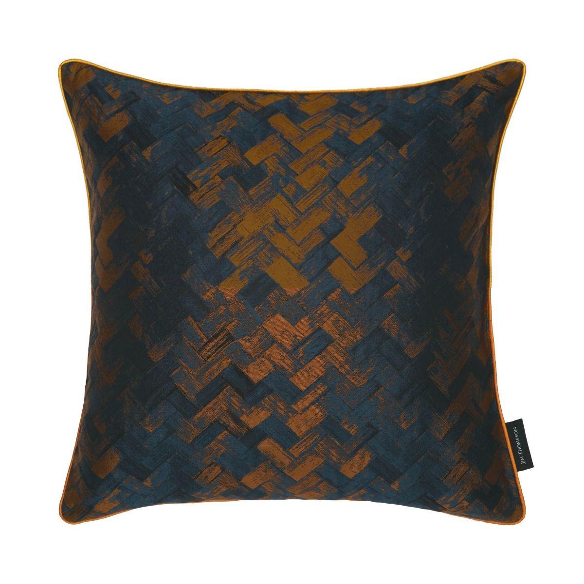 Tapienthong Camel Woven Cushion Cover 18" - Navy