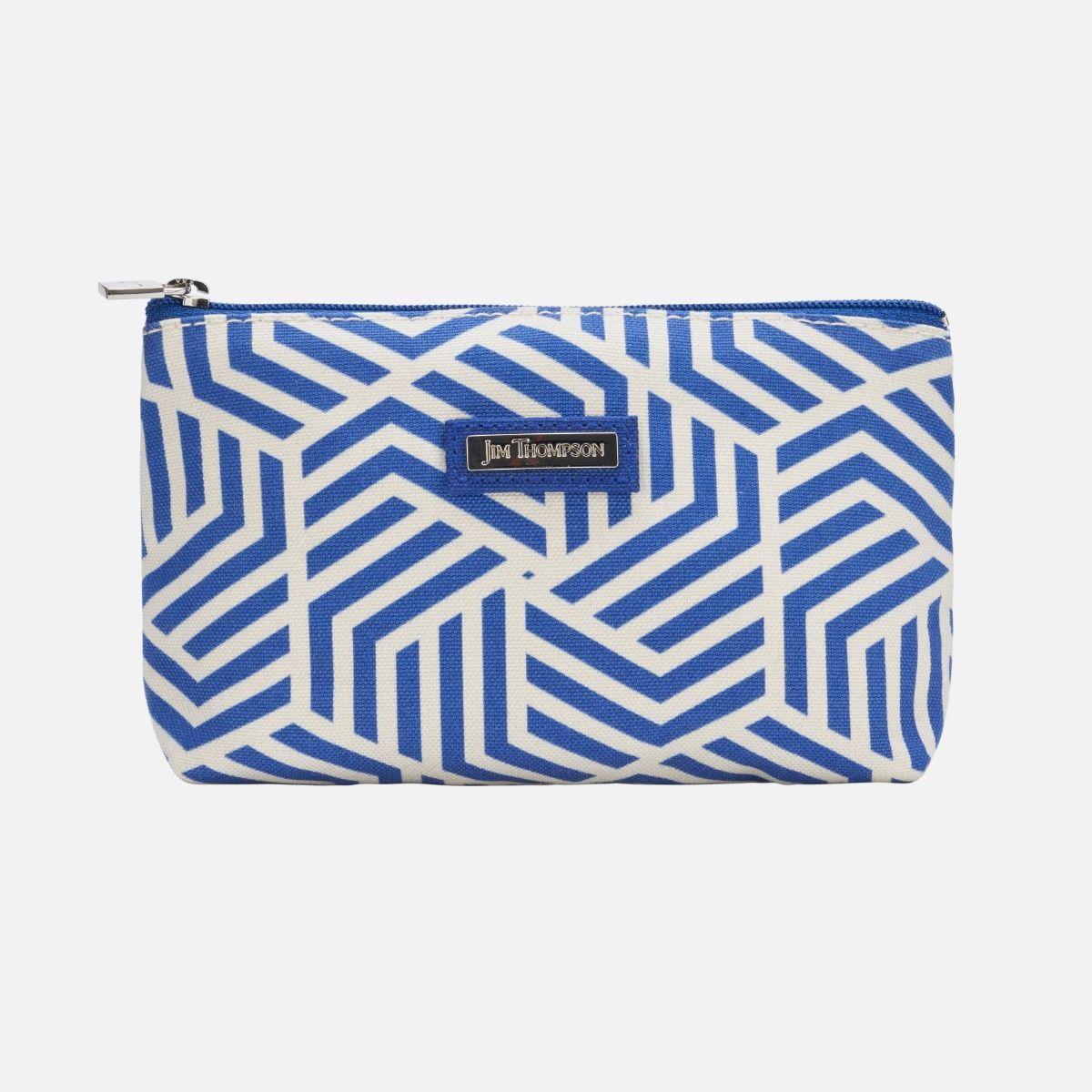 Whirl All Purpose Cosmetic Large Pouch - Blue