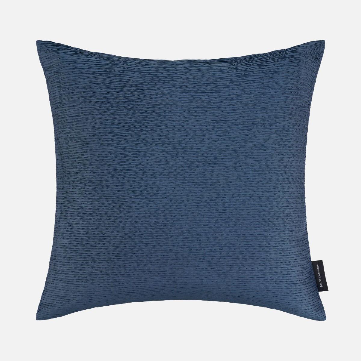 Silk Cushion Cover 18" - Navy Blue