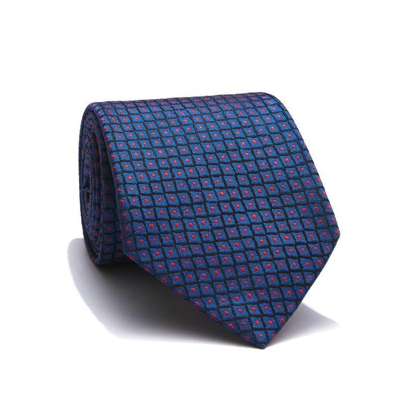 Kanun Silk Jacquard Tie - Blue