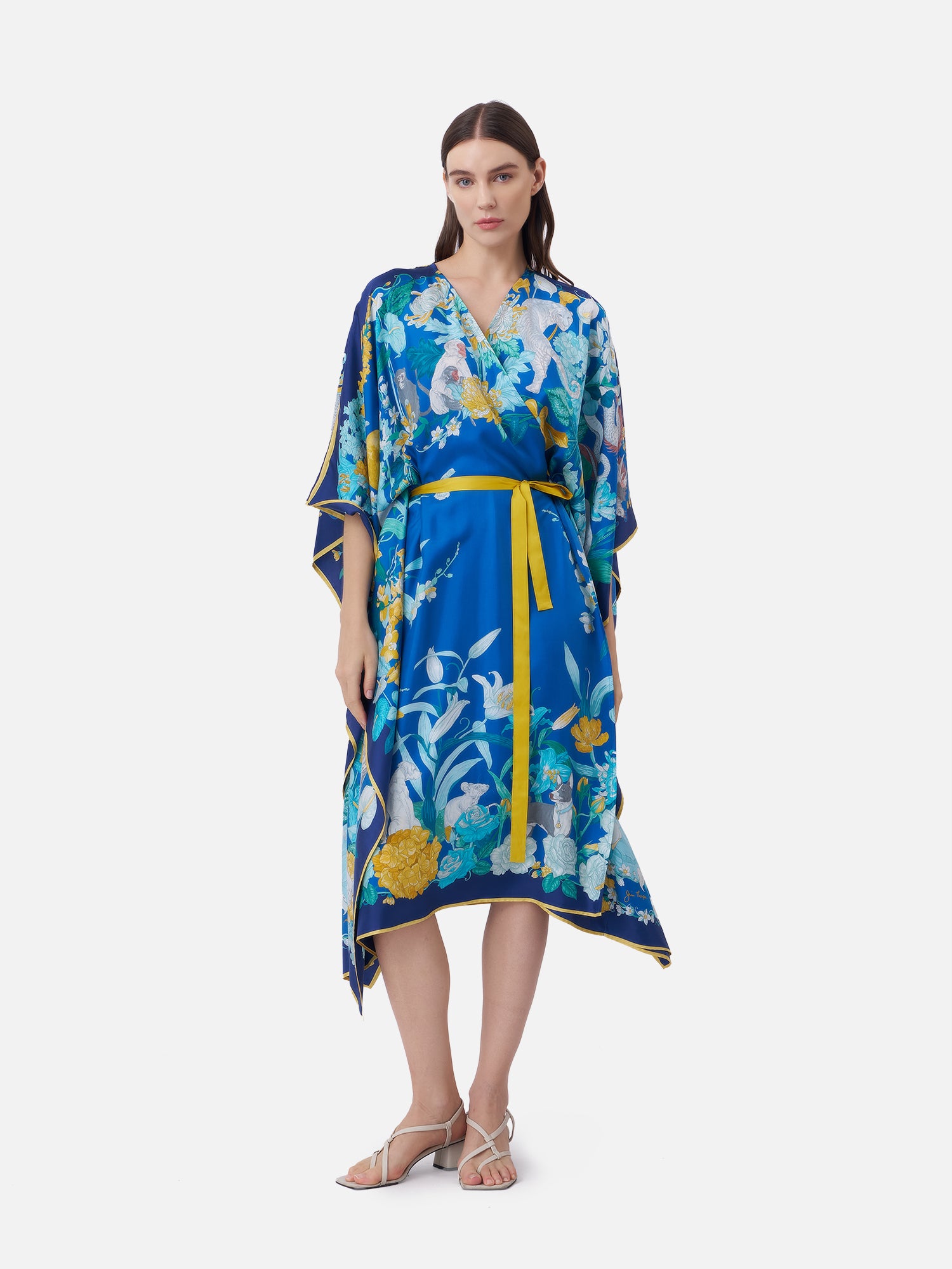 12 Zodiacs Wrap Kaftan | Jim Thompson 12 Zodiacs Wrap Kaftan | Jim Thompson