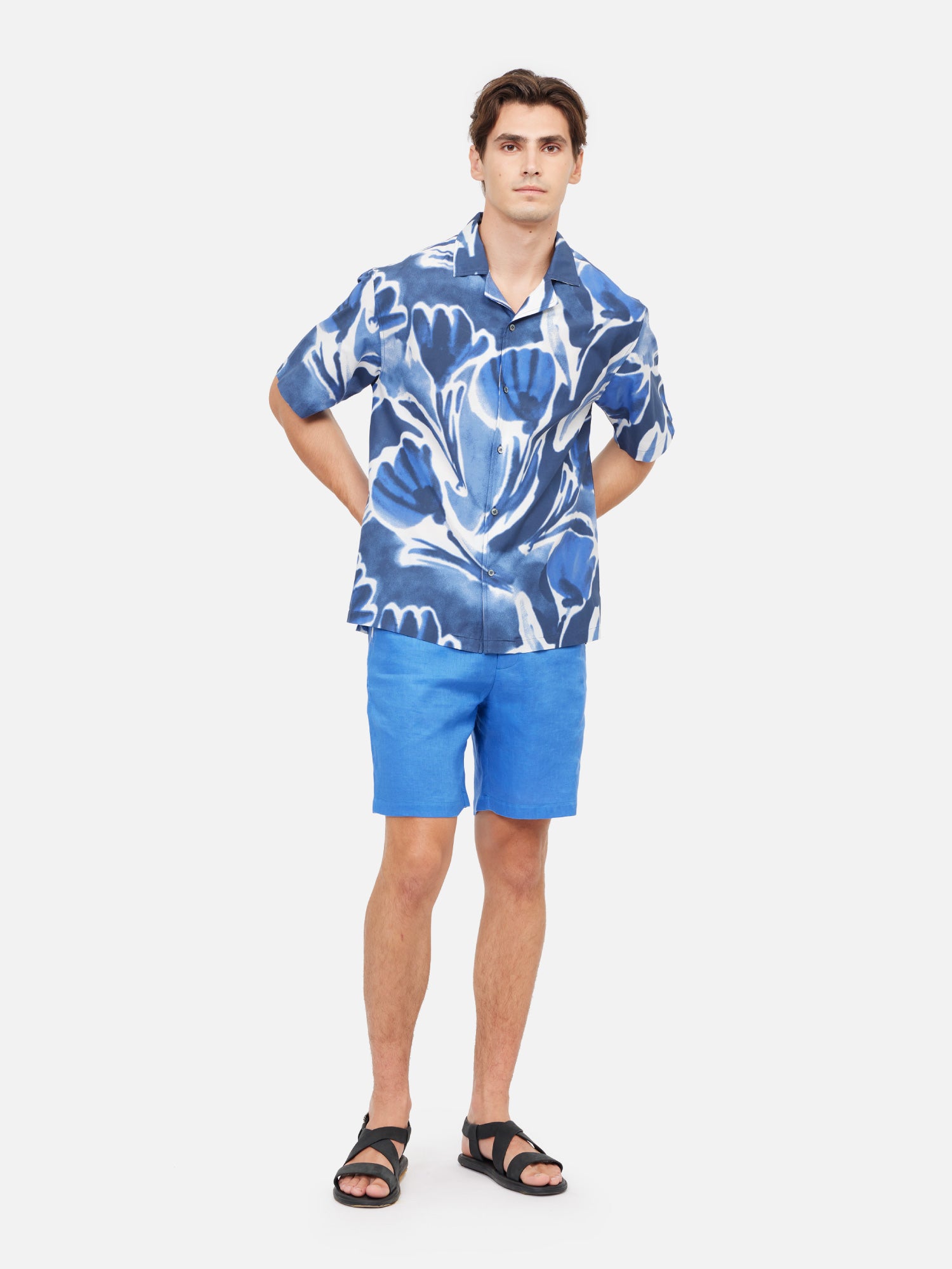 Faded Flower Hawaiian Shirt