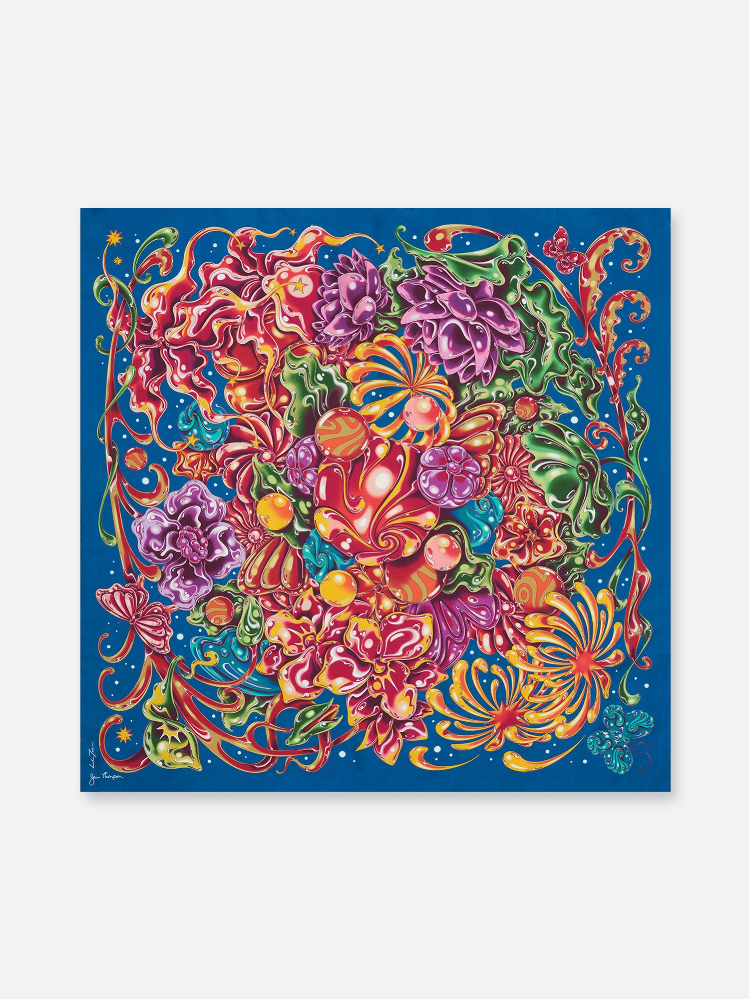 Adorn Silk Scarf | Jim Thompson x Lily Tae