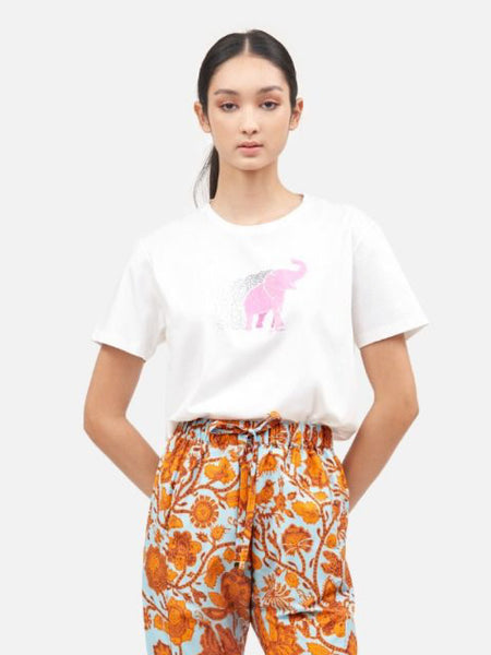 Jim Thompson × ZeeNuNew Tシャツ 白 Love the vibe of this campaign with Jim Thompson and I
