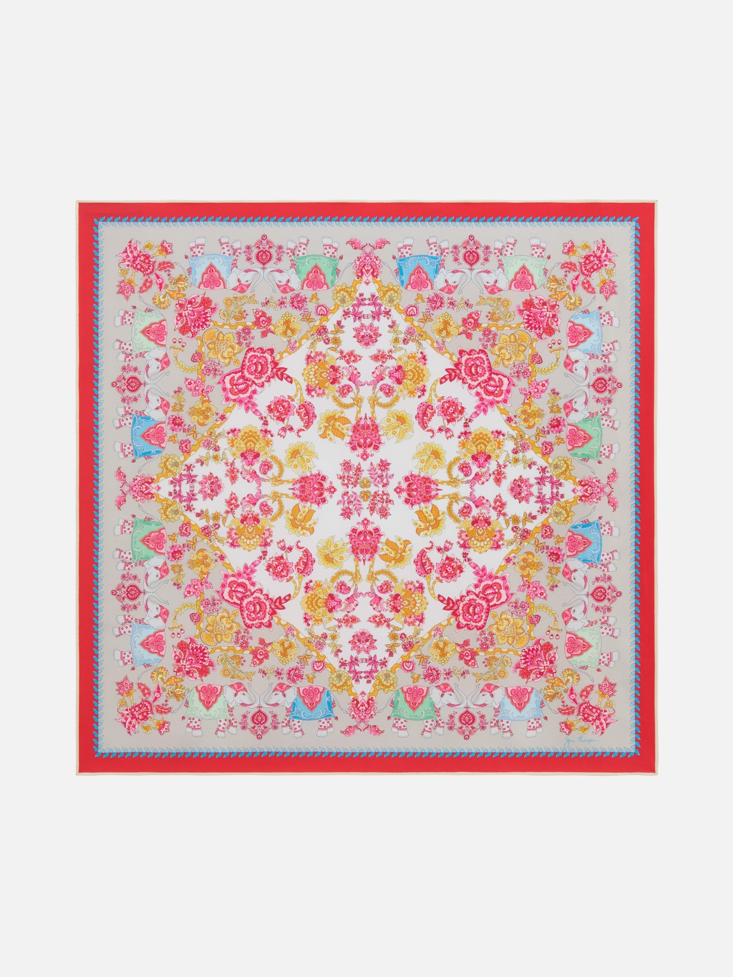 Chang Thai Silk Twill Printed Scarf | Jim Thompson