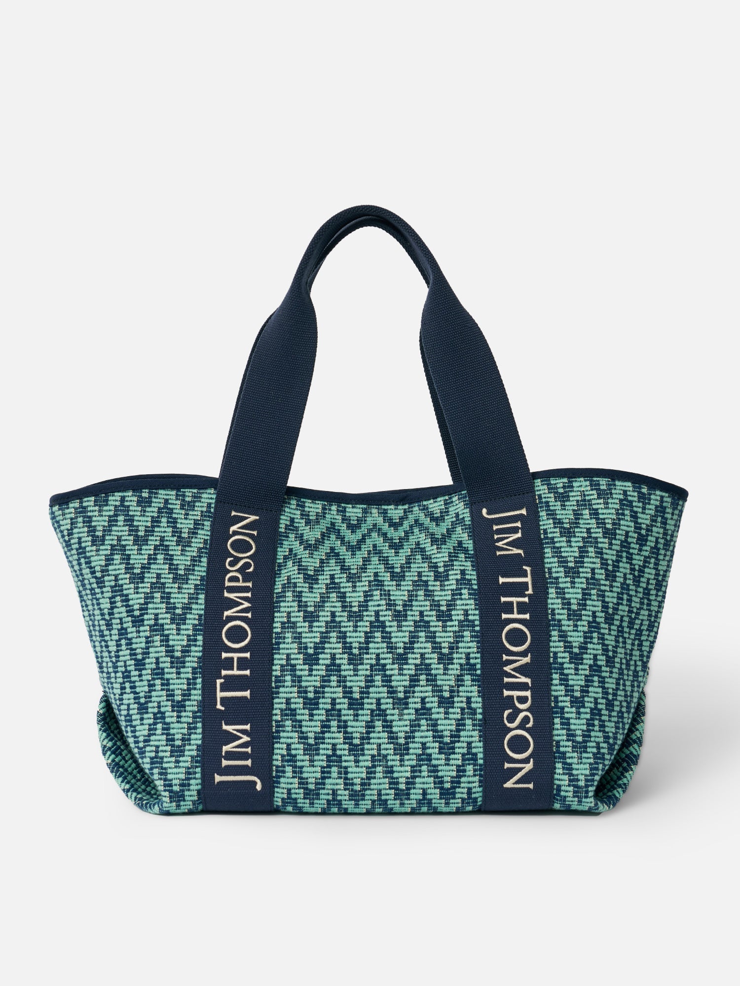 Chatara Woven Medium Beach Bag | Jim Thompson