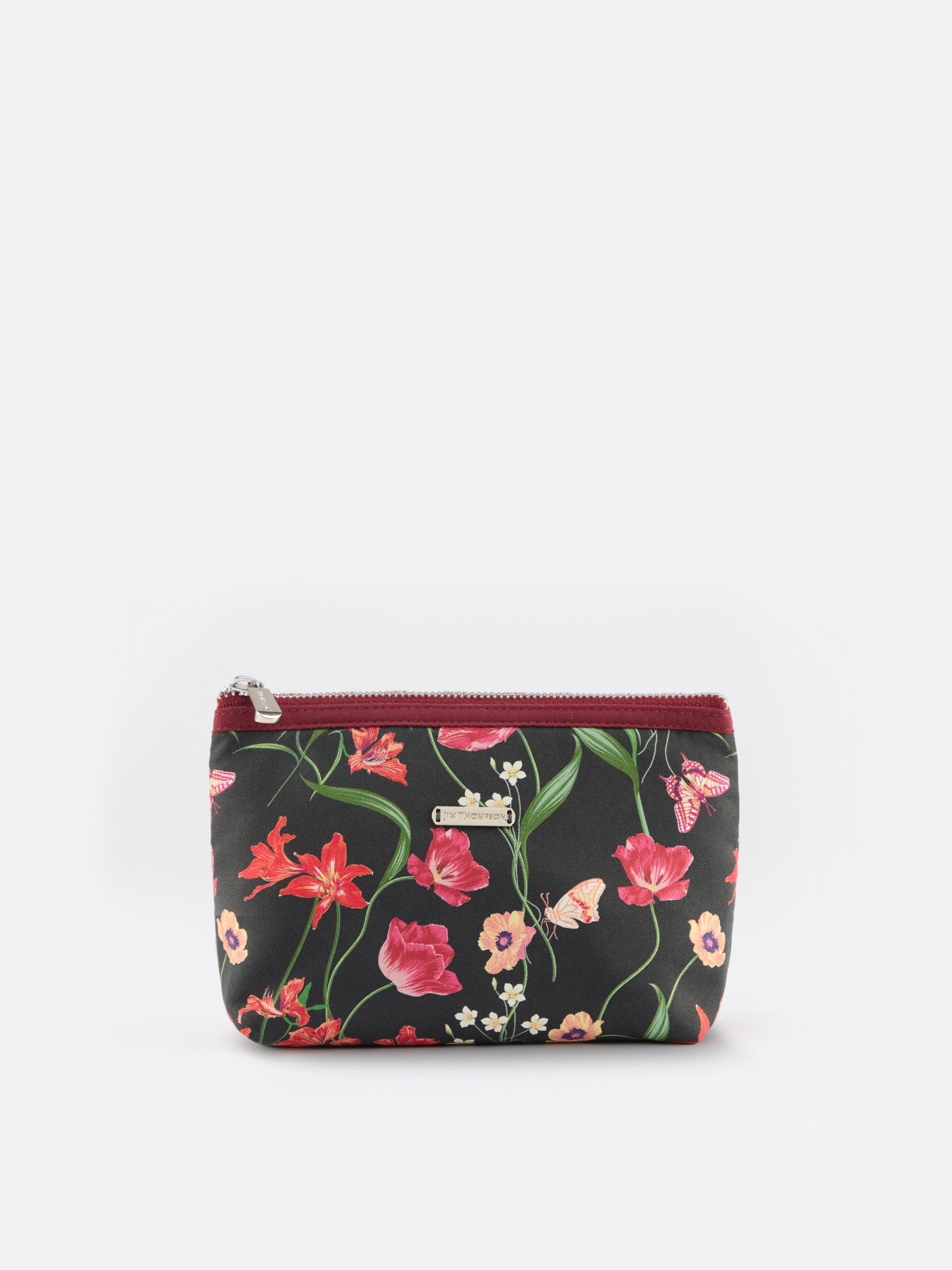 JIM THOMPSON 花柄ポーチ Flower Garden Silk Small Pouch | Jim Thompson