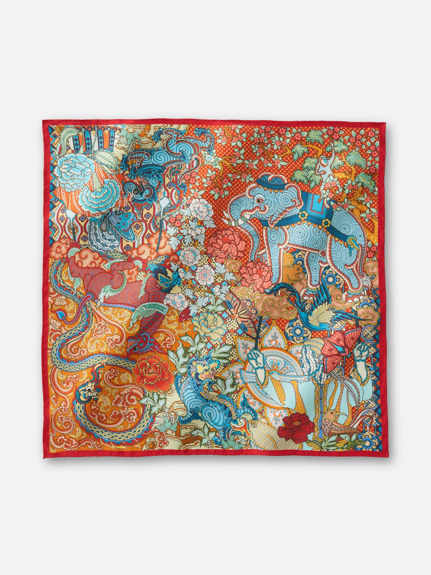 新品   Jim Thompson Thai Silk. スカーフ ジムトンプソン Jim Thompson スカーフ シルクスカーフ スクエア
