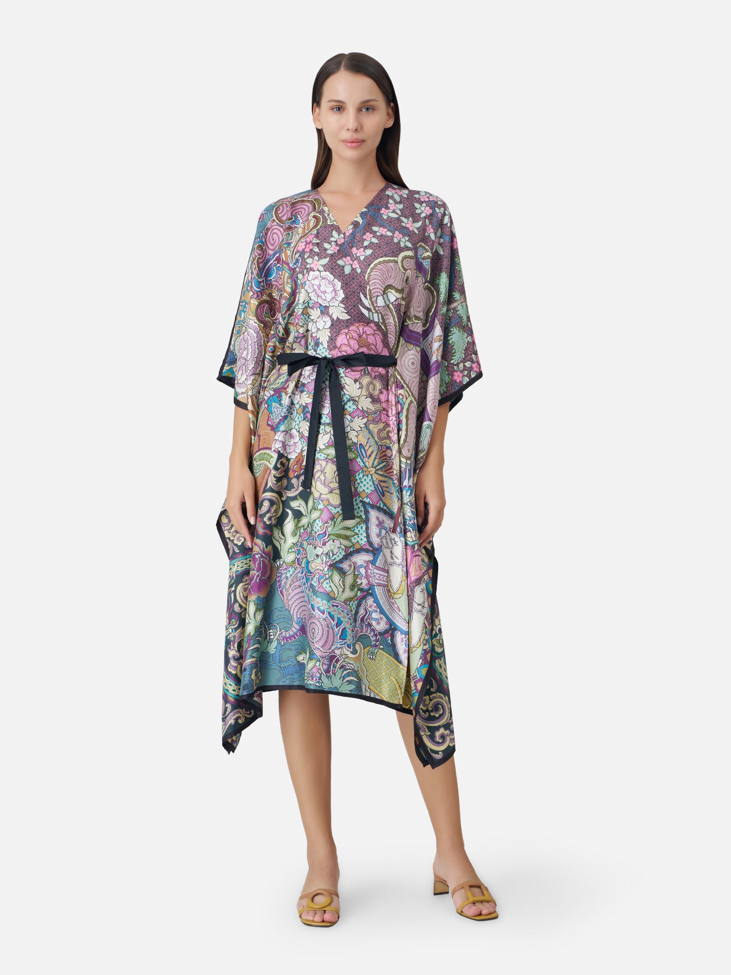 GrandShadowPlaySilkTwillWrapKa