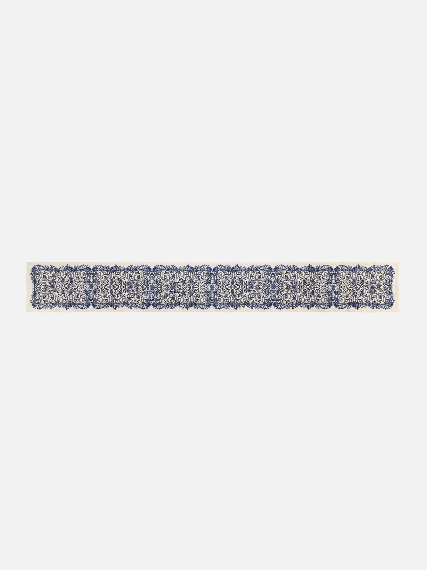 Floral Arabesque Linen Table Runner | Jim Thompson