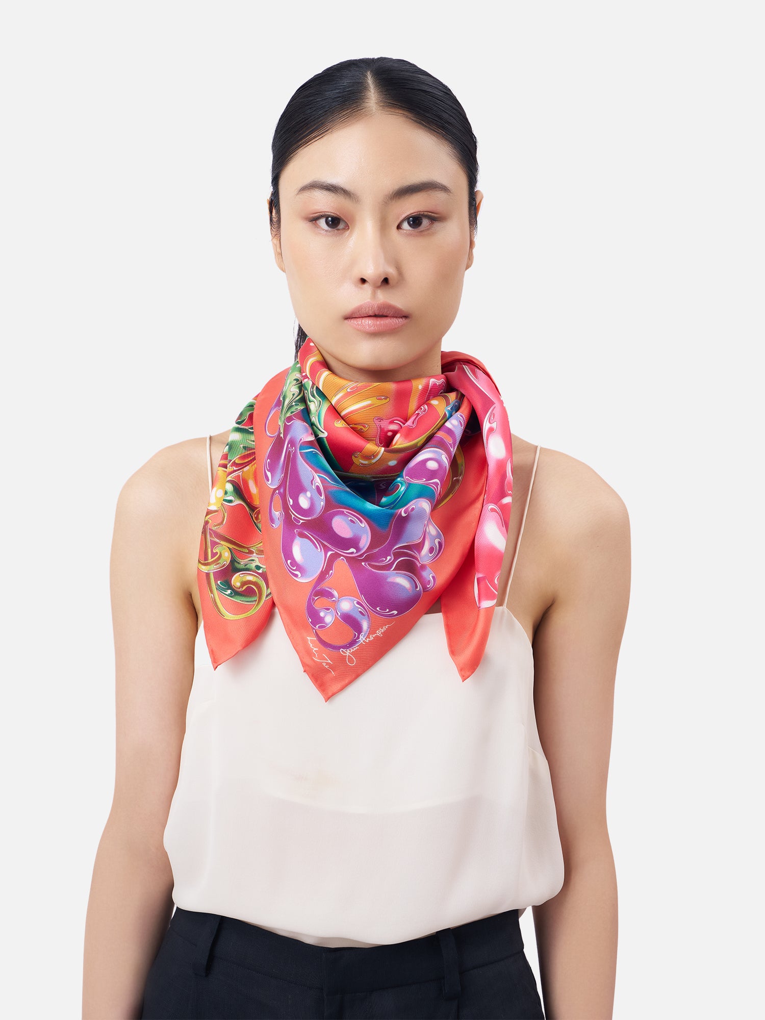 Jolly Silk Scarf | Jim Thompson x Lily Tae