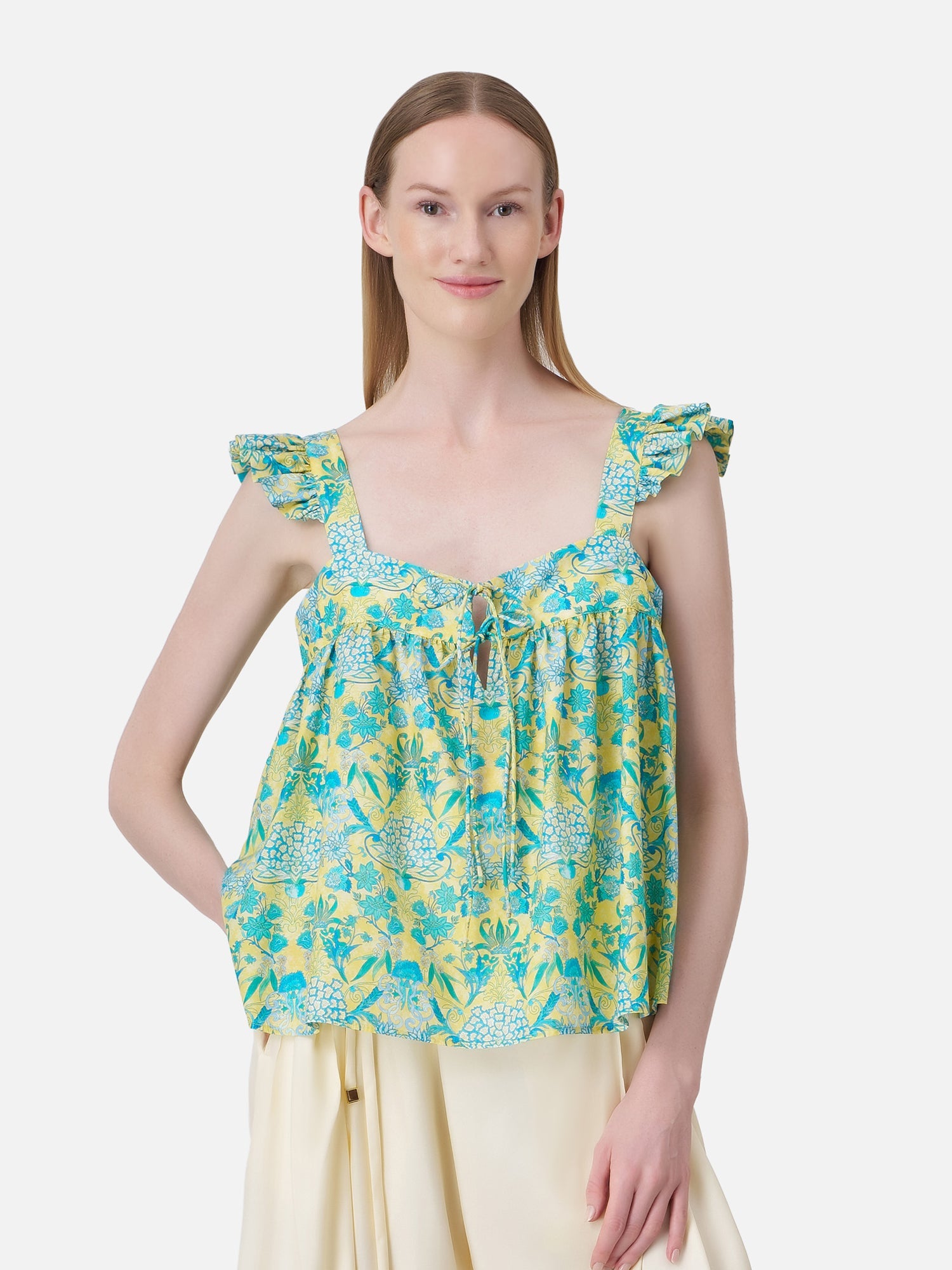Kanthamat Ruffle Summer Top