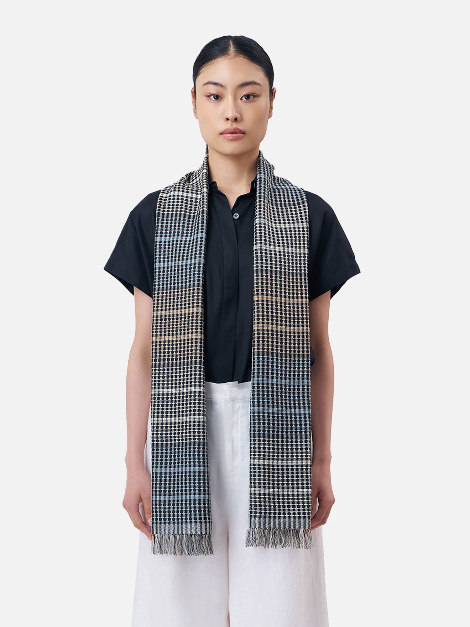 小物 tenderloin cotton stole Honeycomb Silk Cotton Handwoven Scarf – Jim Thompson