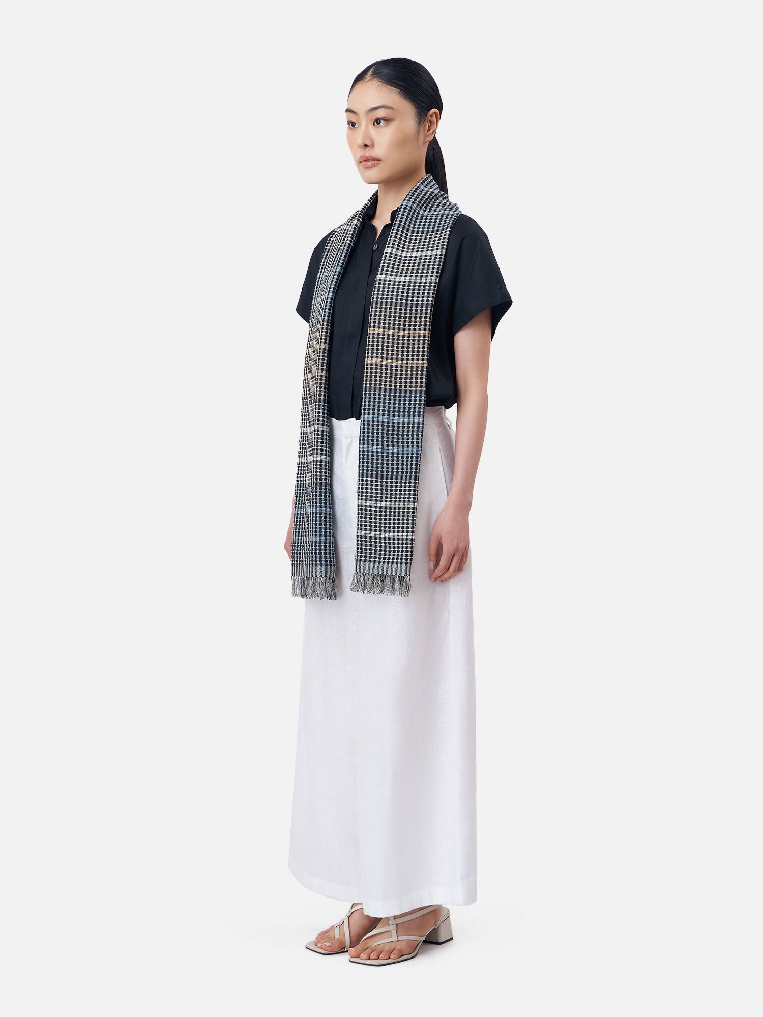 Honeycomb Silk Cotton Handwoven Scarf – Jim Thompson