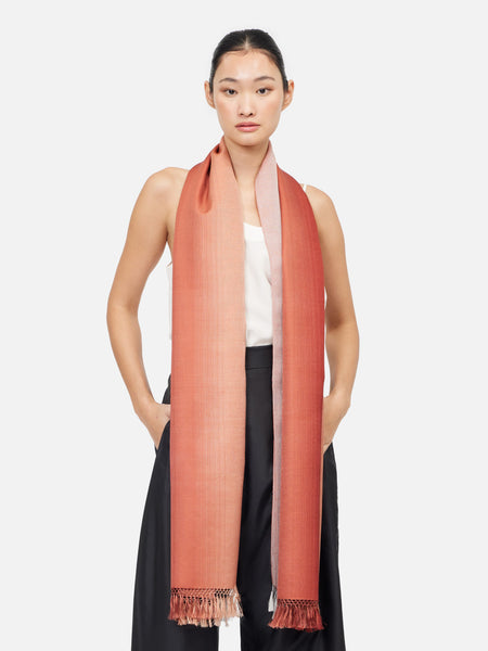 SiameseSkyHandwovenSilkScarf-