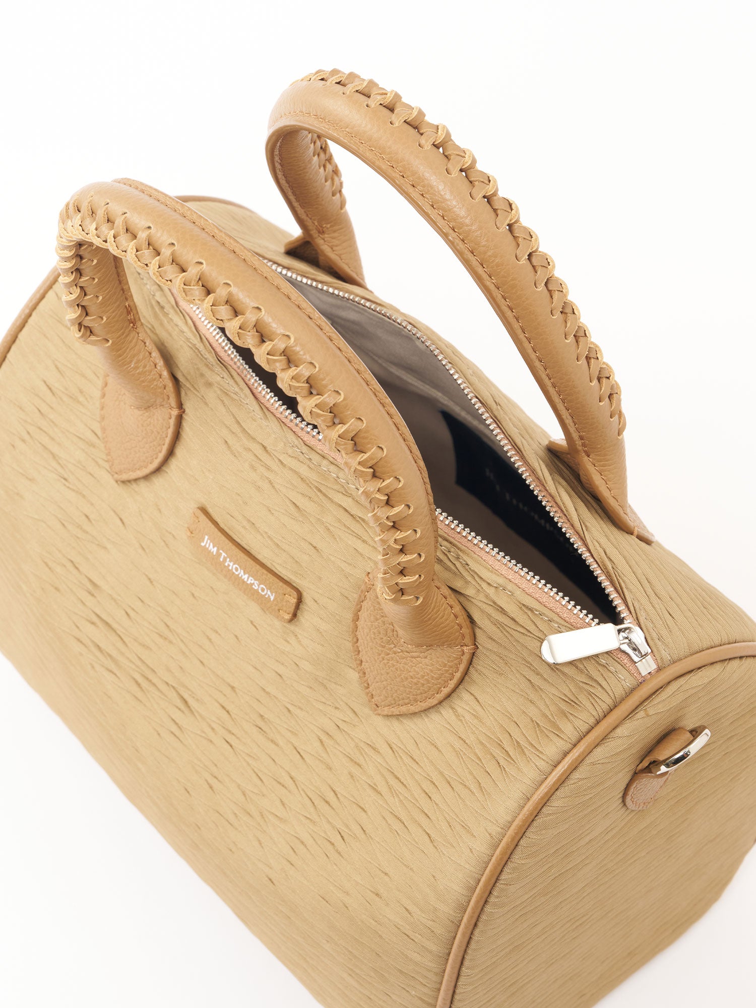 Silk Pleated Small Bangkok Satchel