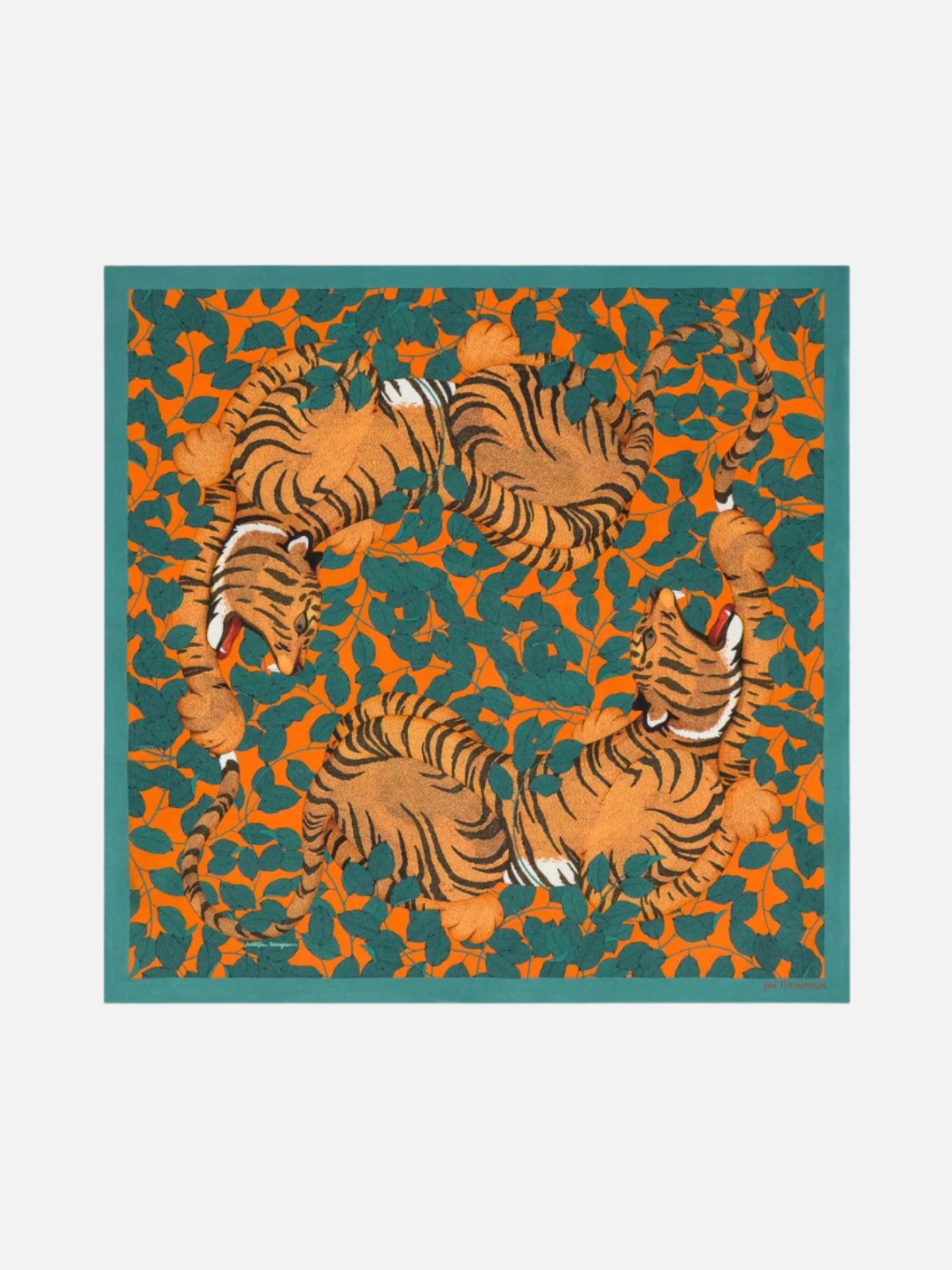 Tiger Silk Twill Scarf | Jim Thompson