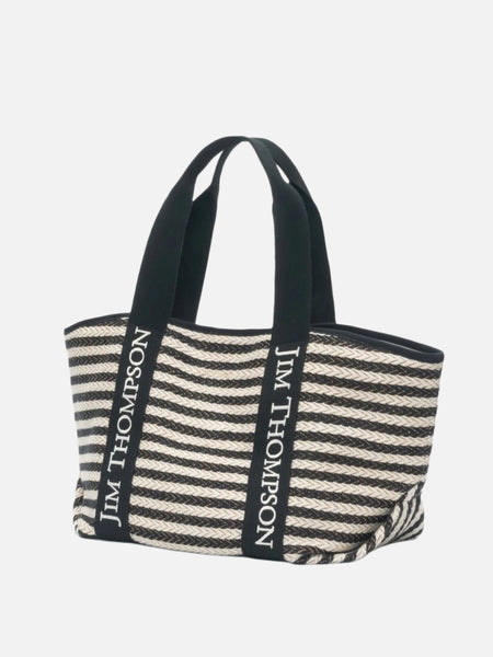 WovenStripeCapriLargeBeachBag-