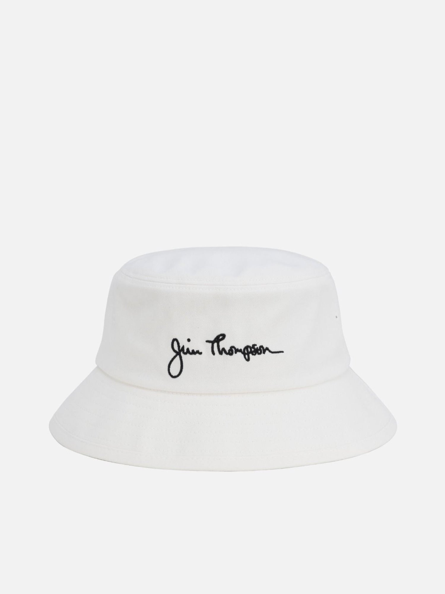 Cotton Signature Logo Bucket Hat | Jim Thompson