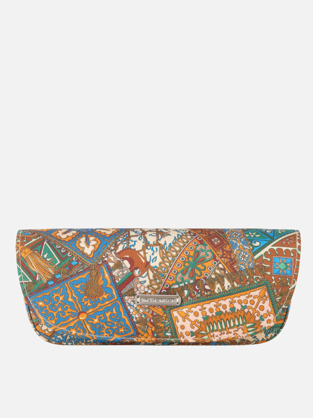 Hill Tribe Silk Eyeglass Case Hard | Jim Thompson display picture 1