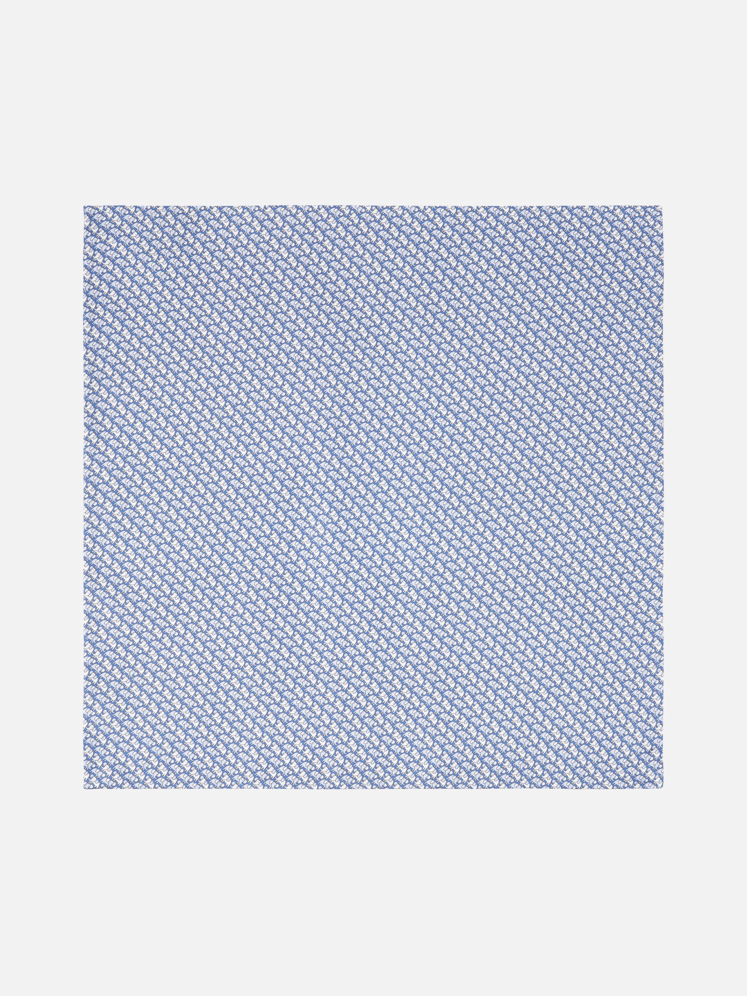 Line of Elephants Silk Twill Pocket Square | Jim Thompson