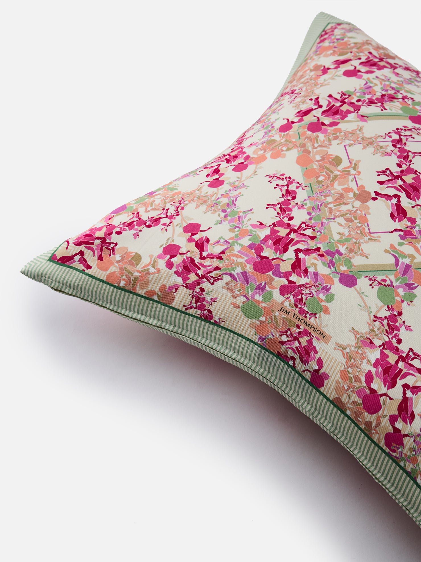 Orchid Sakura Silk Cushion Cover