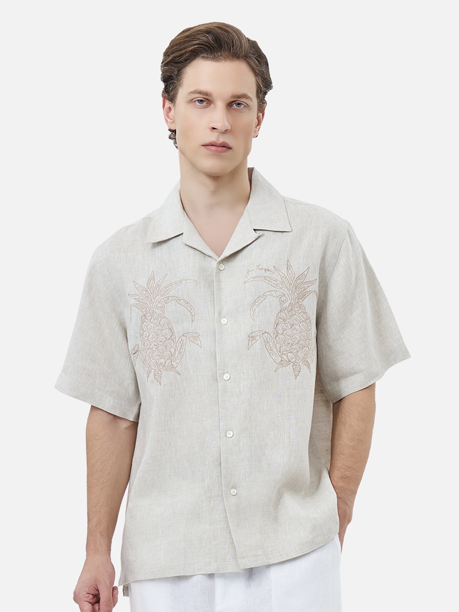 Pineapple Hawaiian Shirt | Jim Thompson
